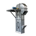 Vertical Stainless Steel Bucket Hoist Grain Soybeans / Bucket Elevator Equipment