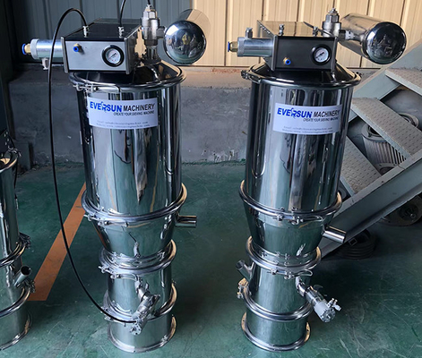 200-6000kg/h Vacuum Conveyors With 1.5-11KW Power Customized