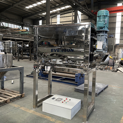 Industrial Carbon Steel / Stainless Steel Ribbon Blender Machine Noise 80dB