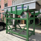 Stainless Steel Frame Linear Vibrating Screen With Double Vibration Motor 0.02 - 20mm