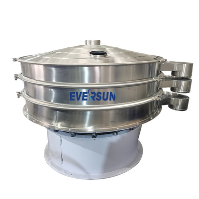 Industrial vibrating screens for powder and granule screening
