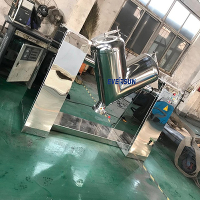 Stainless Steel 304 / 316L V Type Mixer Machine For Mixing Feed Formula