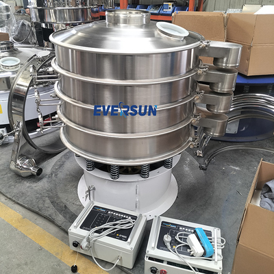 0 - 10t/H Stainless Steel 304 Ultrasonic Vibrating Screen For Fine Particle Separation