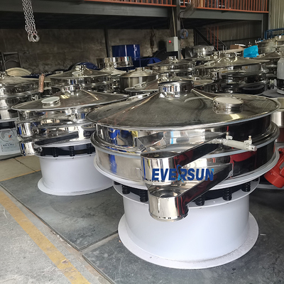 304 Stainless Steel Rotary Vibrating Sieve Machine For Screening Food Chemical Powder