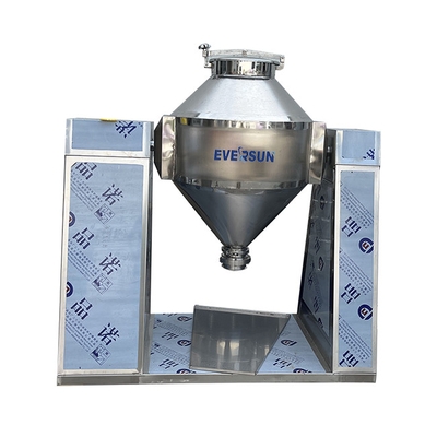 Powder Granule Mixing Double Cone Mixer With Cylinder Speed 8-20 RPM