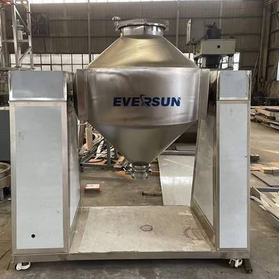 Stainless Steel 304 / 316L Double Cone Mixer For Mixing Food Chemical Ingredients