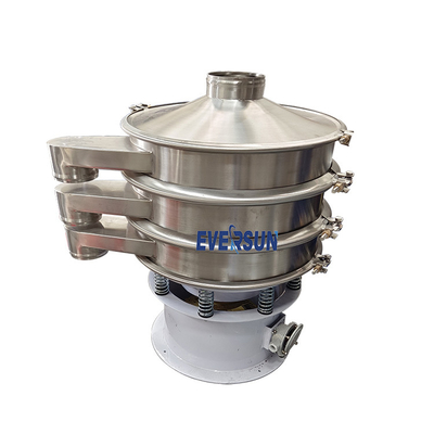 Food Edible Salt Granules Glucose Vibrating Sieve Tea Circular Screening Machine