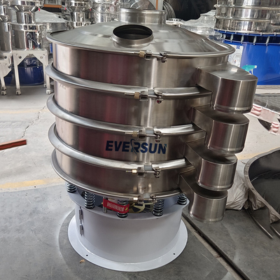 Chili Powder Stainless Steel Rotary Vibrating Sieve Fruit Powder Grading Sieve