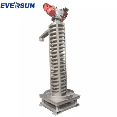 High-Efficiency 2-8m Vertical Vibration Screw Elevator Feeder For Fertilizers Sand
