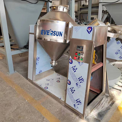 High Efficiency Industry Blender SS Double Cone Mixer For Food Additives Granule