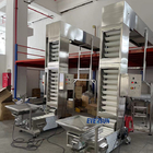 304 Stainless Steel Z Bucket Elevator Conveyors Candy Packaging Lifting Machine