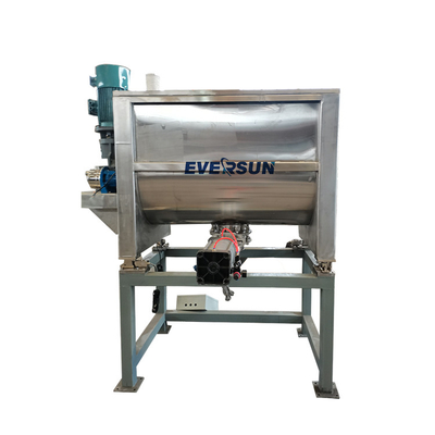 Food Grade 200kg Horizontal Feed Ribbon Blender Ribbon Mixer With Heating