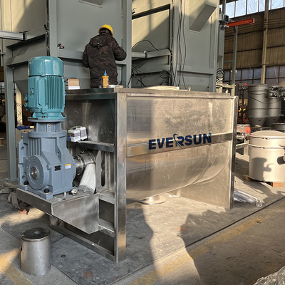 Food Grade Grains Ribbon Mixer Cocopeat Agitator Ribbon Mixer For Sugar Powder