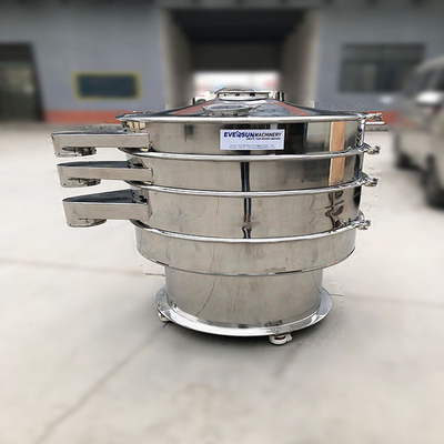 Industrial vibrating screens for powder and granule screening