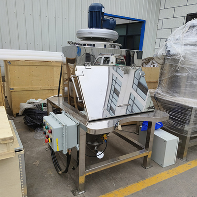 Easy to operate stainless steel GF-800 model dust-free discharge station