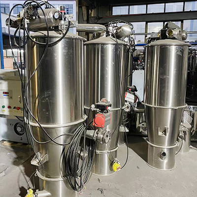 Vacuum dust-free pipeline conveying food-grade stainless steel