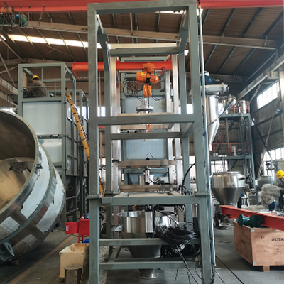 304 Stainless Steel Bulk Bag Unloading Station For Unpacking Bulk Bags Of Powder And Granular Materials.