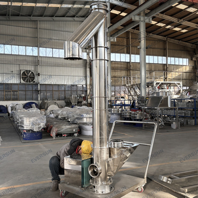 Tubular Stainless Steel Spiral Conveyor Vertical Industrial Feeder