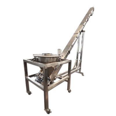 Stainless Steel Powder Lifting Machine Single Bucket Particle Spiral Conveyor
