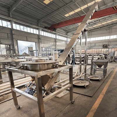 Stainless Steel Powder Lifting Machine Single Bucket Particle Spiral Conveyor