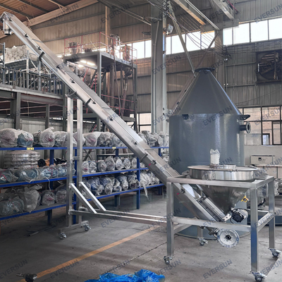 Adjustable Speed Spiral Feeder Stainless Steel Industrial Powder And Granular Lifting Conveyor