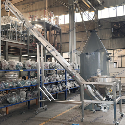 Adjustable Speed Spiral Feeder Stainless Steel Industrial Powder And Granular Lifting Conveyor