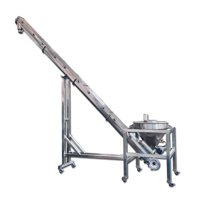 Adjustable Speed Spiral Feeder Stainless Steel Industrial Powder And Granular Lifting Conveyor