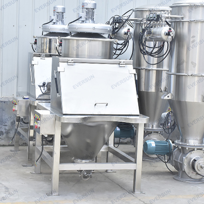 304 Stainless Steel Dust-free Feeding Station Food Chemical Powder Small Bag Feeding Conveyor