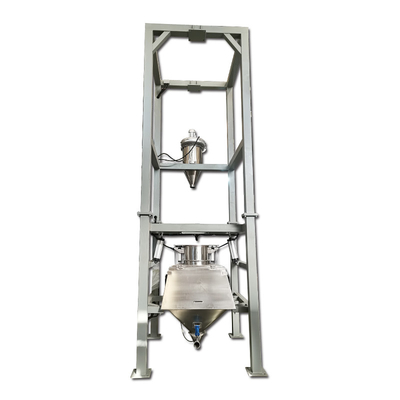 Customized Stainless Steel Ton Bag Unpacking Machine For Lime Powder Ton Bag Unpacking Conveying Equipment