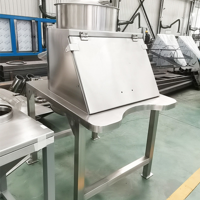 Customized Stainless Steel Manual Feeding Small Bag Granular Powder Dust-Free Feeding Station