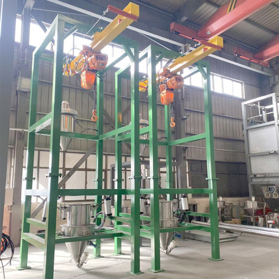Powder Conveying System With Two-in-one Ton Bag Feeding Station For Food-grade Automatic Dust-free Unloading