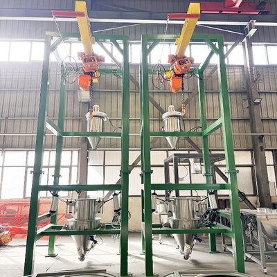 Open Type Ton Bag Unloading Station Conveying Equipment Calcium Carbonate Powder Dust-free Feeding