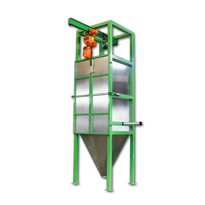 Sealed Environmental Ton Bag Unloading Station Activated Carbon Powder Ton Bag Unpacking Machine
