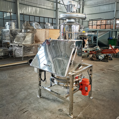 Dust-free Powder And Granular Material Discharge Station Chemical And Food Material Feeding Station.