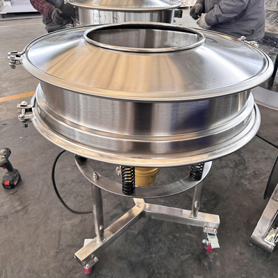 Stainless Steel High Frequency Vibrating Screen Powder Viscous Material Screening Equipment