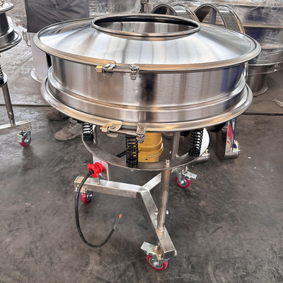Stainless Steel High Frequency Vibrating Screen Powder Viscous Material Screening Equipment