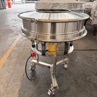 Stainless Steel High Frequency Vibrating Screen Powder Viscous Material Screening Equipment