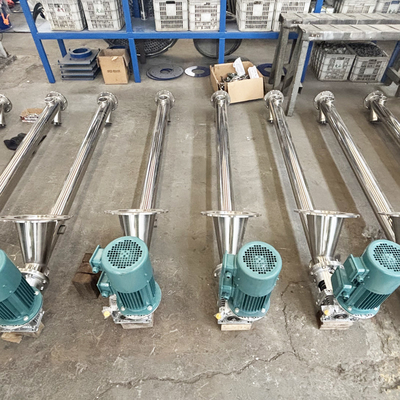 Stainless steel tube screw feeder powder particle material screw conveyor