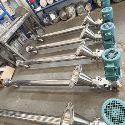 Stainless steel tube screw feeder powder particle material screw conveyor