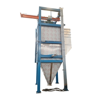 Automatic breaking bag feeding confidential closed lime powder ton bag feeding station