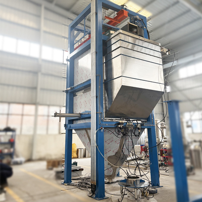 Automatic breaking bag feeding confidential closed lime powder ton bag feeding station