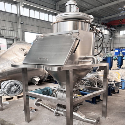 Closed dust-free feeding station stainless steel pellet conveyor manufacturers for food