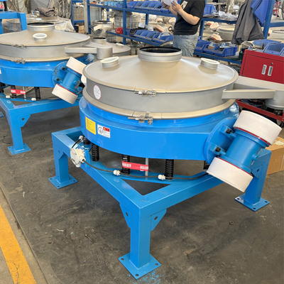 Direct Discharge Vibratory Screening Machine For Material Classification In Chemical Food And Building Material Industries