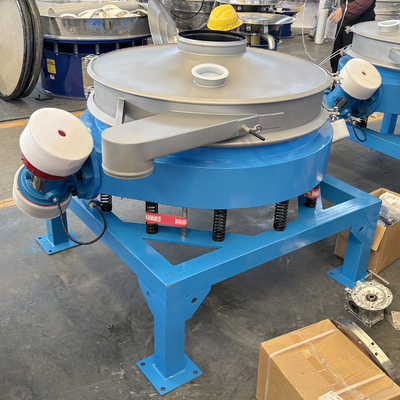 Direct Discharge Vibratory Screening Machine For Material Classification In Chemical Food And Building Material Industries