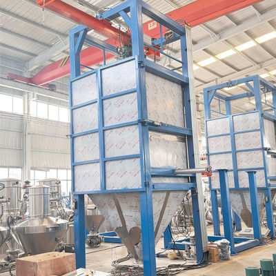 Clean And Automated Bulk Bag Unloader For Safe And Dust-Free Operation In Chemical Engineering And Food Industry