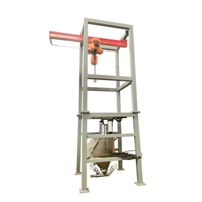 Open Type Design High-Frequency Vibration Bulk Bag Unloader For Rapid Material Addition