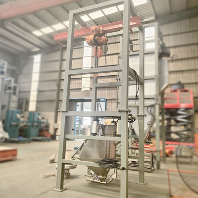 Open Type Design High-Frequency Vibration Bulk Bag Unloader For Rapid Material Addition