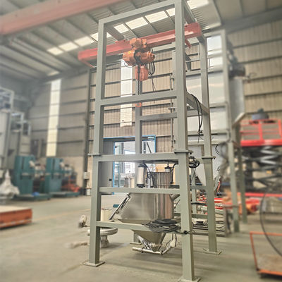 Open Type Design High-Frequency Vibration Bulk Bag Unloader For Rapid Material Addition