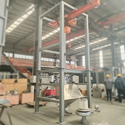 Open Type Design High-Frequency Vibration Bulk Bag Unloader For Rapid Material Addition