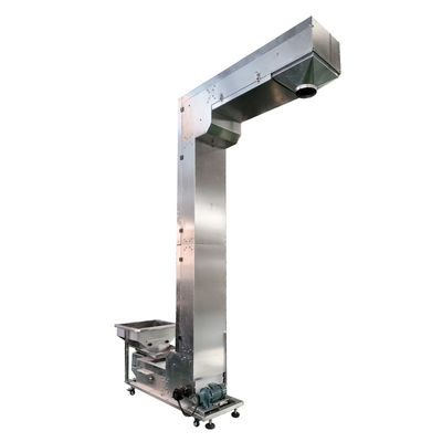 Fully Enclosed Z Type Bucket Conveyor for Dust Control in Food and Chemical Industries